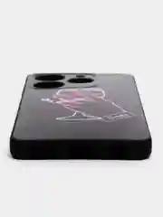 Голубой силиконовый чехол для Tecno Spark 10 Pro (Техно Спарк 10 Про), с принтом, с рисунком