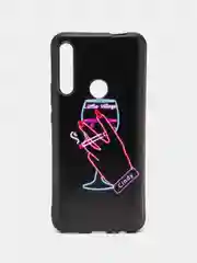 Голубой силиконовый чехол для Honor 9X / 9X Premium / Huawei P Smart Z / Y9 Prime, с принтом, с рисунком (Хонор 9Х / у9 Прайм)
