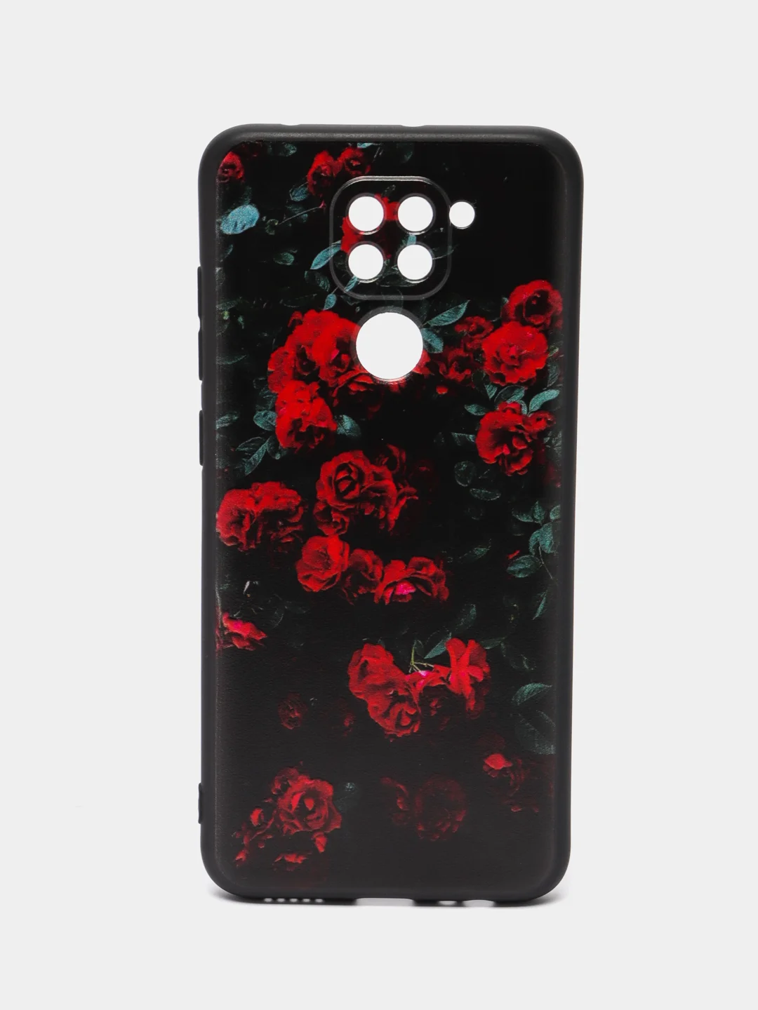 Оранжевый чехол силиконовый для Xiaomi Redmi Note 9 (Сяоми Редми Ноут 9), с принтом, с рисунком