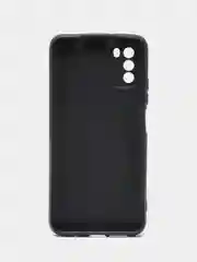 Тёмно-бордовый чехол силиконовый для Xiaomi POCO M3 (Сяоми Поко М3), с принтом, с рисунком