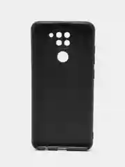 Синий чехол силиконовый для Xiaomi Redmi Note 9 (Сяоми Редми Ноут 9), с принтом, с рисунком