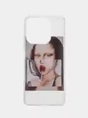 Багровый силиконовый чехол для Tecno Spark 10 Pro (Техно Спарк 10 Про), с принтом, с рисунком