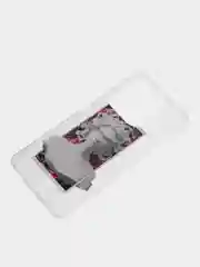 Аметистовый силиконовый чехол для Tecno Spark 10 Pro (Техно Спарк 10 Про), с принтом, с рисунком