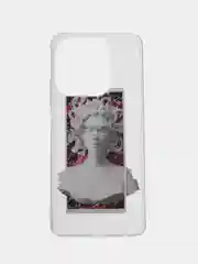Аметистовый силиконовый чехол для Tecno Spark 10 Pro (Техно Спарк 10 Про), с принтом, с рисунком