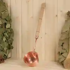Ковш медный, 0,2 л, с ручкой
