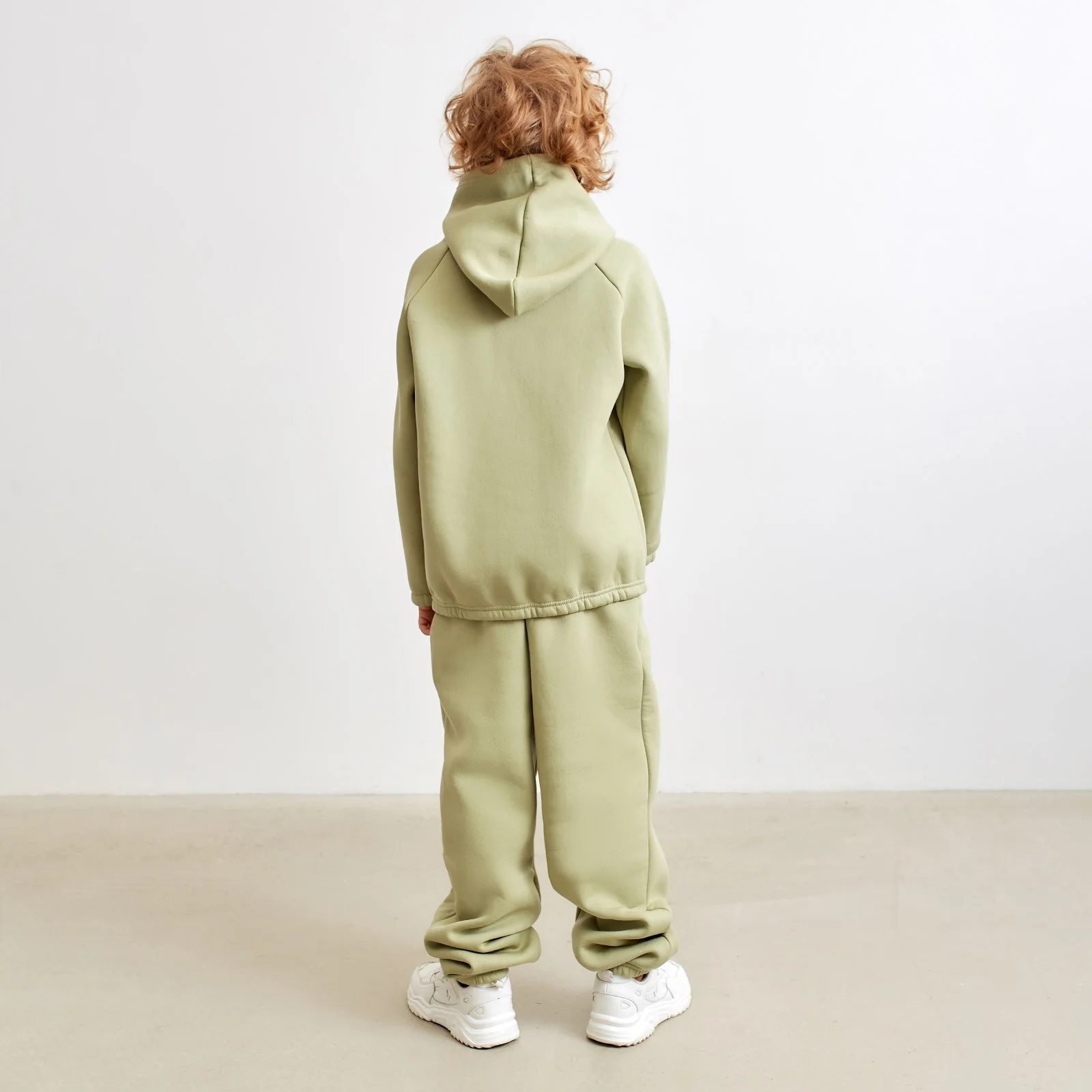 Брюки детские Minaku "Basic Line KIDS", цвет оливковый, рост 122