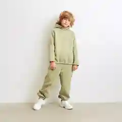 Брюки детские Minaku "Basic Line KIDS", цвет оливковый, рост 122