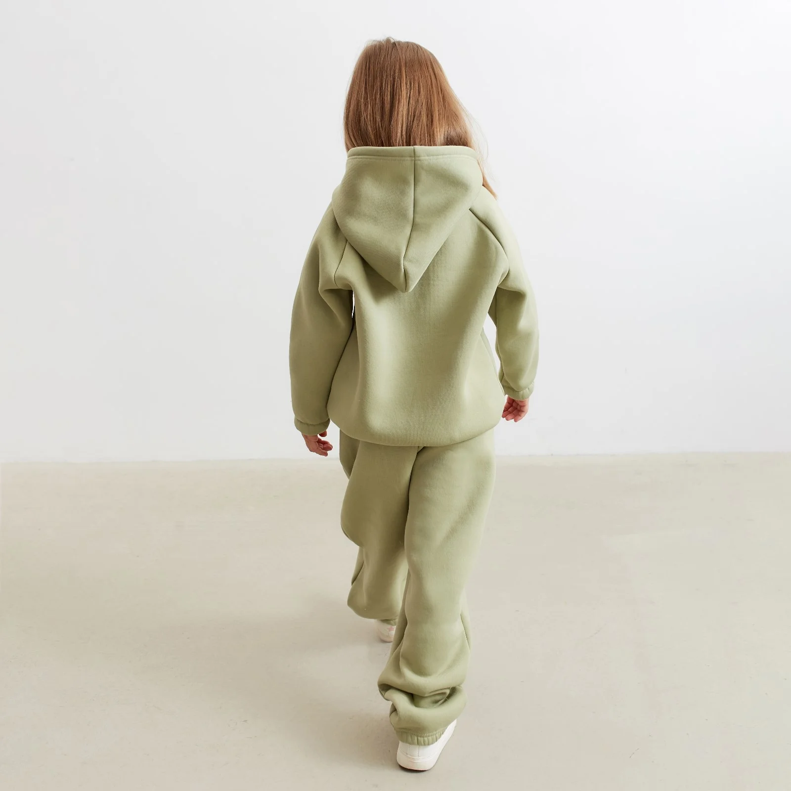 Брюки детские Minaku "Basic Line KIDS", цвет оливковый, рост 122