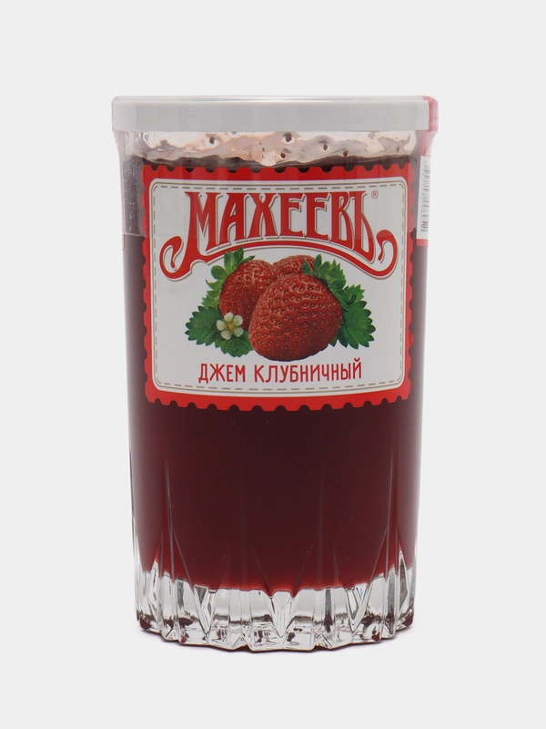 Джем Махеевъ "Клубничный", в стеклянном стакане, 400 г