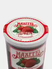 Джем Махеевъ "Клубничный", в стеклянном стакане, 400 г