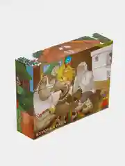 Лесной зеленый кубики детские, 12 кубиков
