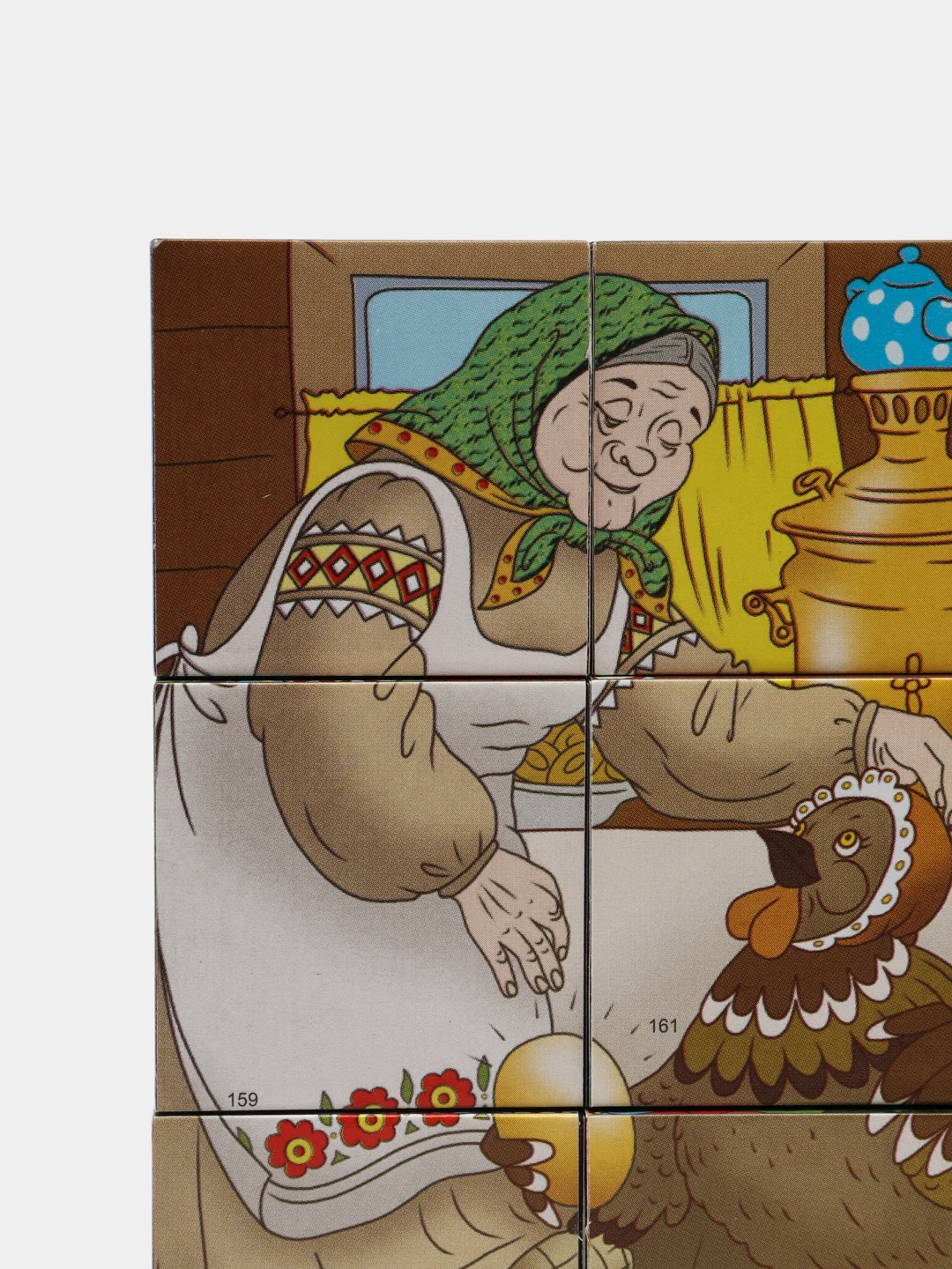 Лесной зеленый кубики детские, 12 кубиков