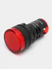 220В Индикатор световой контрольная лампа светодиод в корпусе AD16-22D/S 220V красный LED