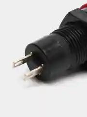 Кнопка DS-211 2A/250VAC с фиксацией белая