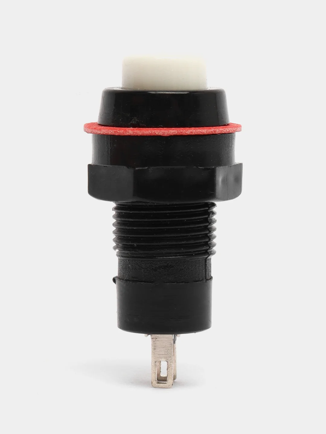 Кнопка DS-211 2A/250VAC с фиксацией белая