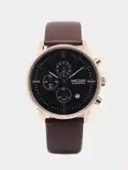 Золотой мужские наручные часы Megir ML2011G, с хронографом, в подарочной упаковке