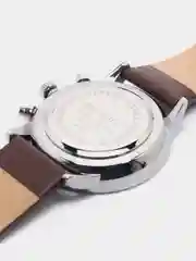 Серебряный мужские наручные часы Megir ML2011G, с хронографом, в подарочной упаковке