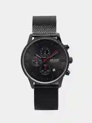Черный мужские наручные часы Megir MS2011G, с хронографом, в подарочной упаковке