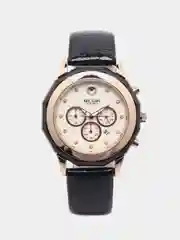 Черный женские наручные часы Megir ML2042LRE с хронографом, в подарочной упаковке