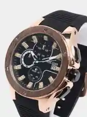 Золотой мужские наручные часы Megir MN2053G, с хронографом, в подарочной упаковке