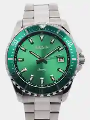 Зеленый мужские наручные часы Megir MS2064AG, с календарём, в подарочной упаковке