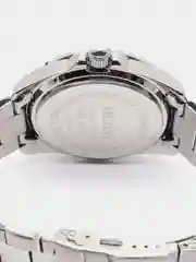 Серебряный мужские наручные часы Megir MS2064AG, с календарём, в подарочной упаковке