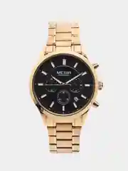 Золотой мужские наручные часы Megir MS2150G, с хронографом, в подарочной упаковке