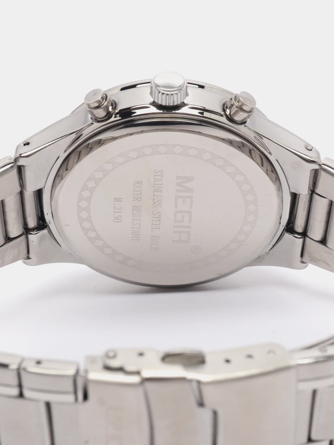 Синий мужские наручные часы Megir MS2150G, с хронографом, в подарочной упаковке