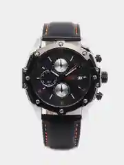 Серебряный наручные часы Megir ML2092G, с хронографом, мужские, в подарочной упаковке