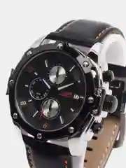 Серебряный наручные часы Megir ML2092G, с хронографом, мужские, в подарочной упаковке