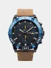 Синий мужские наручные часы Megir ML2136G с хронографом, в подарочной упаковке