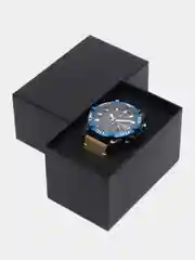 Синий мужские наручные часы Megir ML2136G с хронографом, в подарочной упаковке