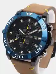 Синий мужские наручные часы Megir ML2136G с хронографом, в подарочной упаковке