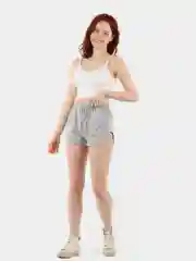 Серый шорты женские спортивные повседневные