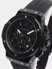 Черный мужские наручные часы Megir MN3002G, с хронографом, в подарочной упаковке