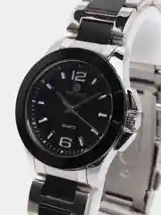 Черный женские наручные часы Megir MS5006L, в подарочной упаковке