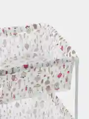 Белый корзина для белья двухъярусная/Короб для хранения