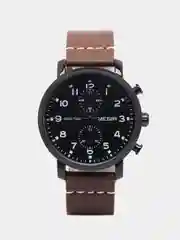Черный мужские наручные часы Megir ML2160G, с хронографом, в подарочной упаковке