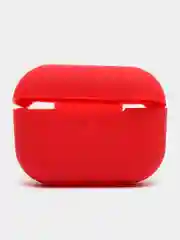 Багровый силиконовый чехол для наушников AirPods Pro