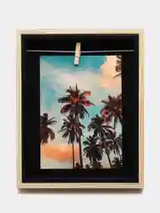 Рамка, фоторамка, 13 х 18 см, для фотографий, грамот из МДФ Brauberg, с прищепкой, 391290
