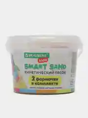 Песок для лепки и моделирования кинетический детский Brauberg 2 формочки, ведерко, 665091