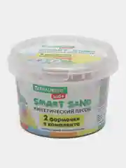 Песок для лепки и моделирования кинетический детский Brauberg 2 формочки, ведерко, 665091
