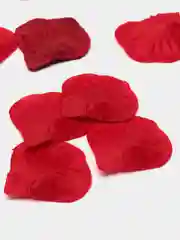 Белый искусственные лепестки роз, красные и белые, 500 г