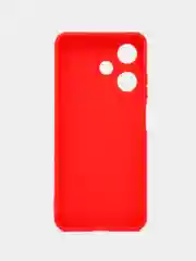 Красный силиконовый чехол для Infinix HOT 30i (Инфиникс Хот 30 ай), прозрачный