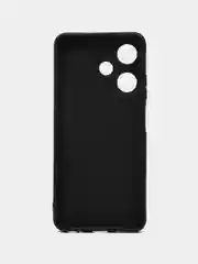 Черный силиконовый чехол для Infinix HOT 30i (Инфиникс Хот 30 ай), прозрачный