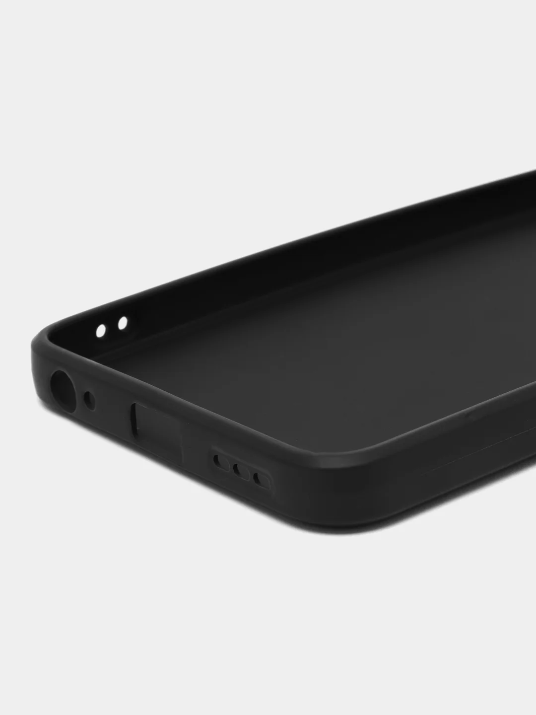 Черный силиконовый чехол для Infinix HOT 30i (Инфиникс Хот 30 ай), прозрачный