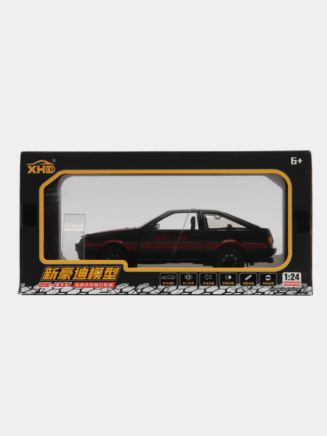 Металлическая машина Toyota Sprinter Trueno, 1:24, со звуком, 20 см купить  по цене 1999 ₽ в интернет-магазине Магнит Маркет