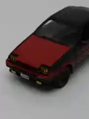 Терракотовый металлическая машина Toyota Sprinter Trueno, 1:24, со звуком, 20 см