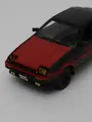 Красный металлическая машина Toyota Sprinter Trueno, 1:24, со звуком, 20 см
