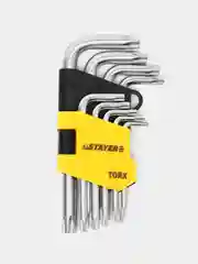 Набор ключей звездочка STAYER TORX 10-50 мм, 9 предметов  имбусовые шестигранные